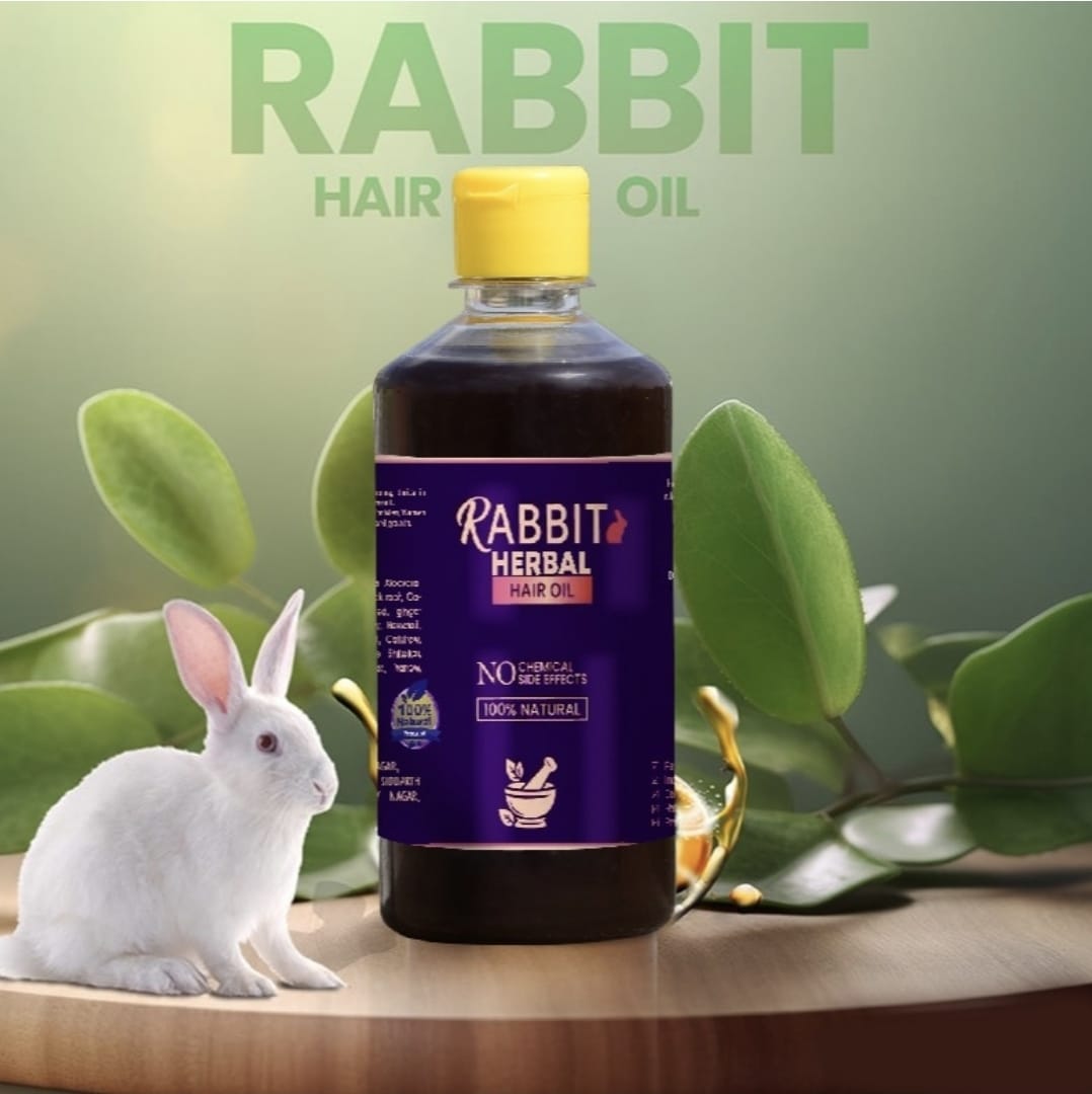 Rabit Herbal Hair Oil - 100% Effective!