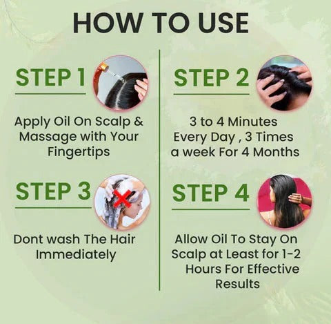 Rabit Herbal Hair Oil - 100% Effective!